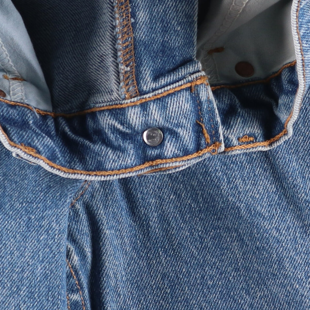 90'S Levi's 550-4891 Relaxed Fit Tapered Denim Pants, Made in USA, Men's Size 32, Vintage cotton blue type Vintage Second Hand