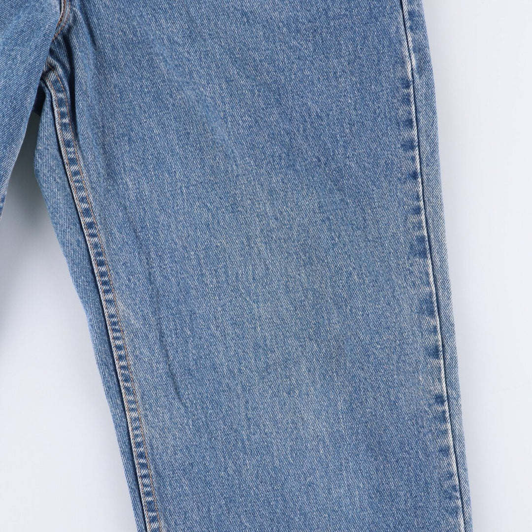 90'S Levi's 550-4891 Relaxed Fit Tapered Denim Pants, Made in USA, Men's Size 32, Vintage cotton blue type Vintage Second Hand