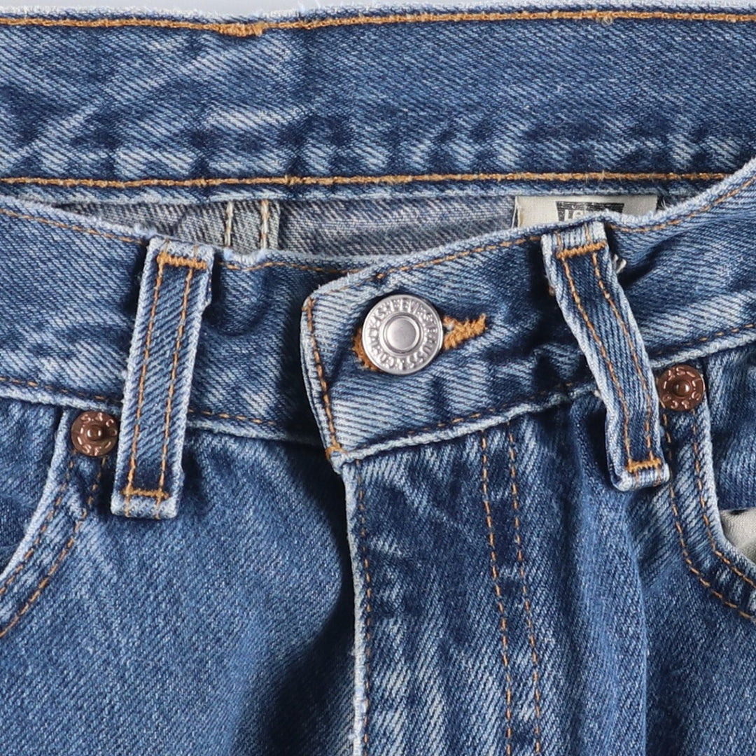 00'S Levi's 550 Relaxed Fit Tapered Denim Pants Made in USA Men's W32 cotton blue type Vintage Second Hand