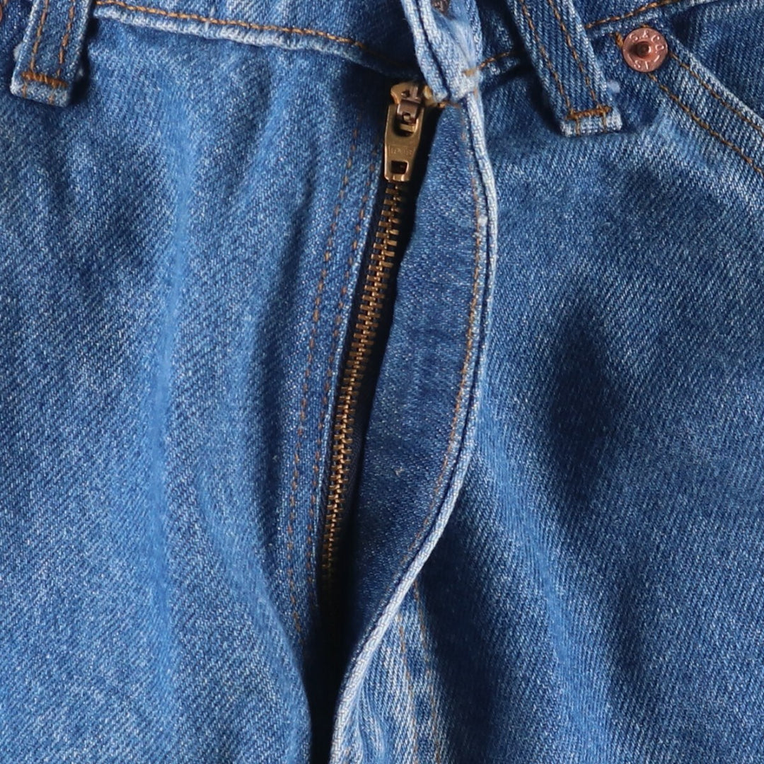 2000'S Levi's 550 Orange Tab Tapered Denim Pants, Made in USA, Men's Size 34 cotton blue type Vintage Second Hand