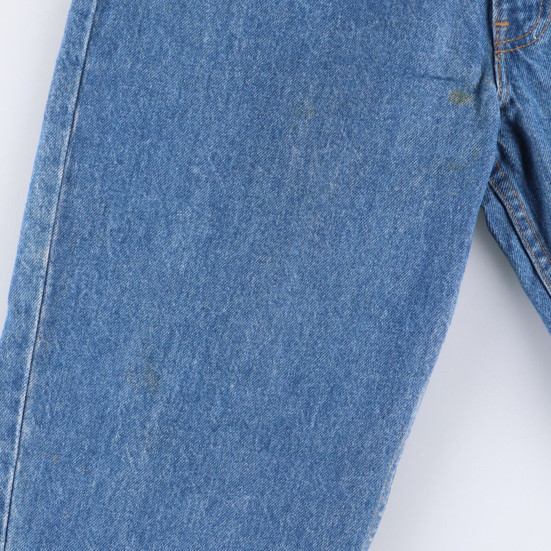 2000'S Levi's 550 Orange Tab Tapered Denim Pants, Made in USA, Men's Size 34 cotton blue type Vintage Second Hand