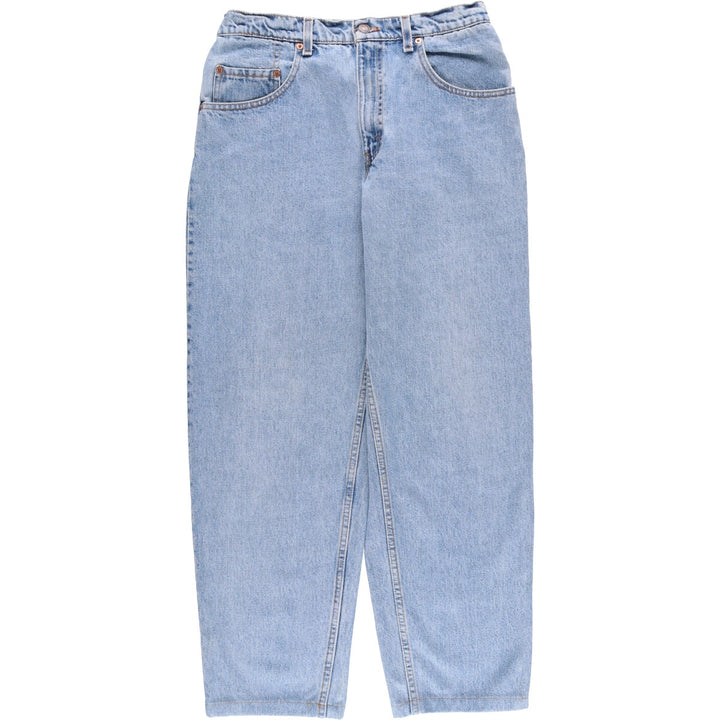 90'S Levi's 560-4891 Loose Fit Tapered Leg Denim Pants, Made in the USA, Men's, Size W31, Vintage cotton Blue type light blue Vintage Second Hand