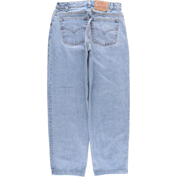 90'S Levi's 560-4891 Loose Fit Tapered Leg Denim Pants, Made in the USA, Men's, Size W31, Vintage cotton Blue type light blue Vintage Second Hand