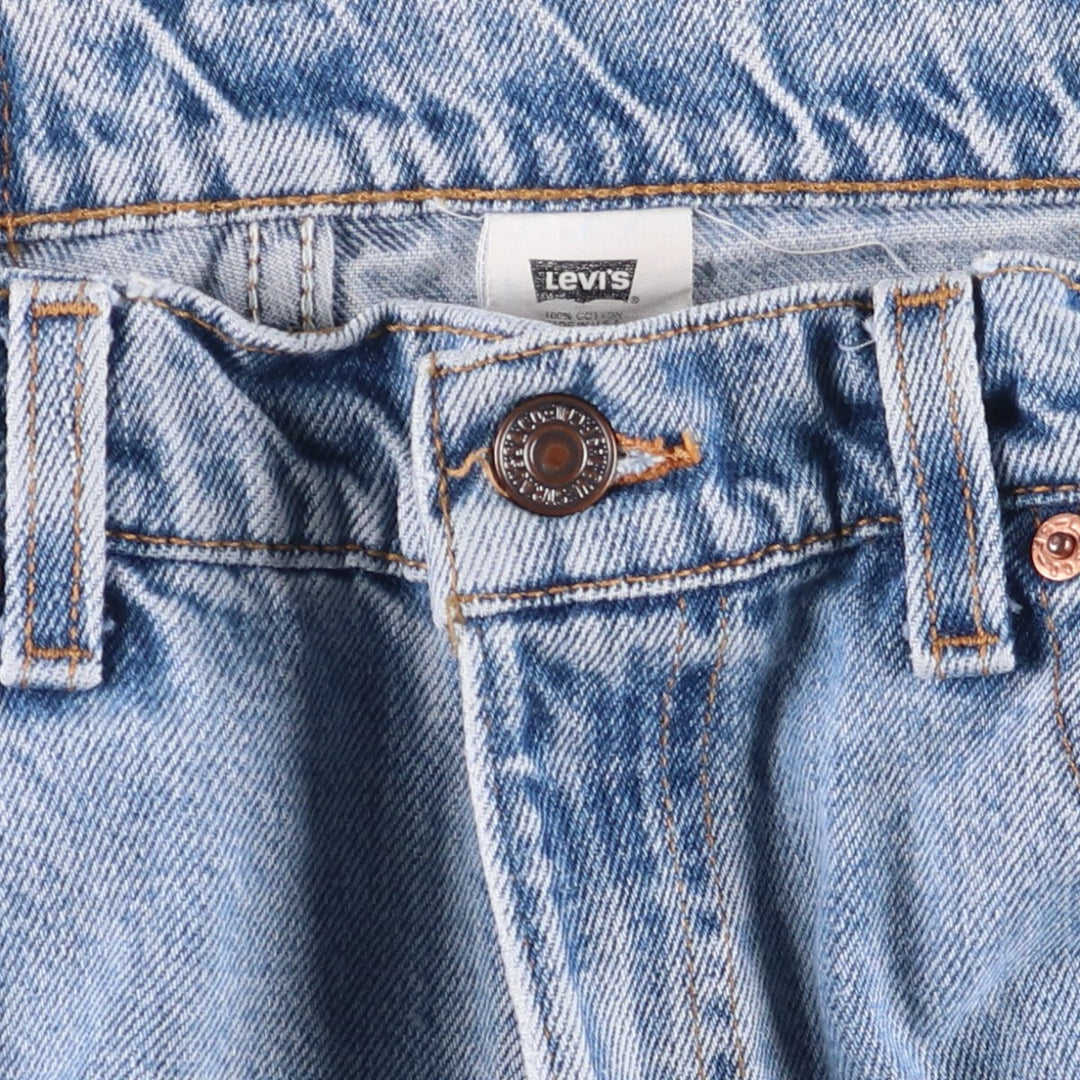 90'S Levi's 560-4891 Loose Fit Tapered Leg Denim Pants, Made in the USA, Men's, Size W31, Vintage cotton Blue type light blue Vintage Second Hand