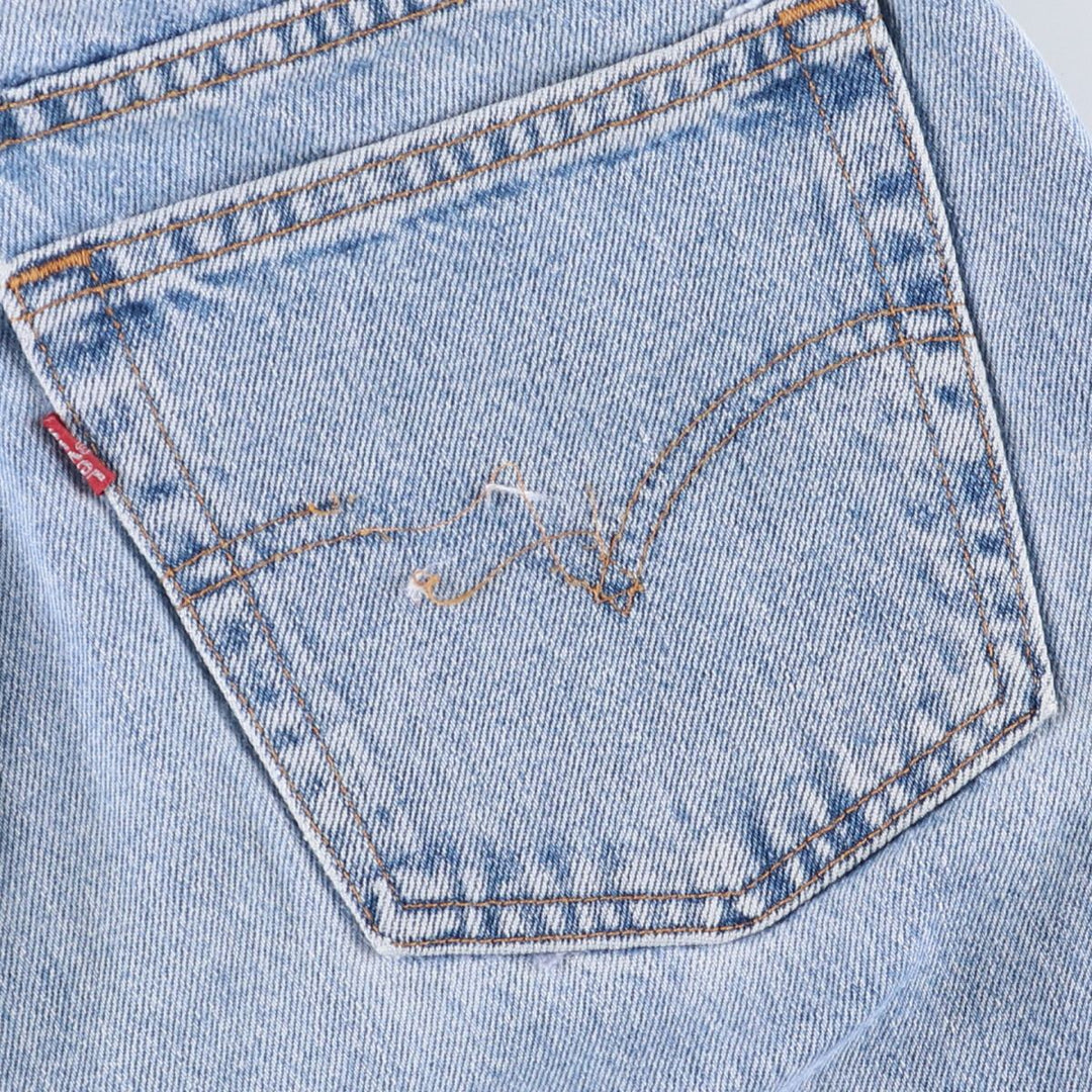 90'S Levi's 560-4891 Loose Fit Tapered Leg Denim Pants, Made in the USA, Men's, Size W31, Vintage cotton Blue type light blue Vintage Second Hand