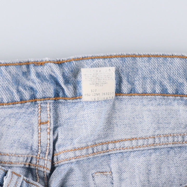 90'S Levi's 560-4834 Loose Fit Tapered Leg Denim Pants, Made in USA, Men's, Size 35, Vintage cotton Blue type light blue Vintage Second Hand