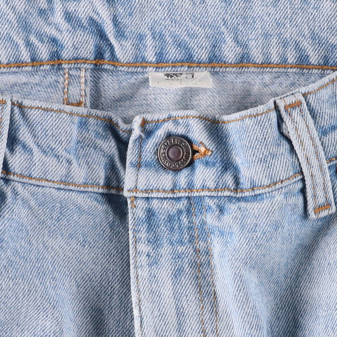 90'S Levi's 560-4834 Loose Fit Tapered Leg Denim Pants, Made in USA, Men's, Size 35, Vintage cotton Blue type light blue Vintage Second Hand