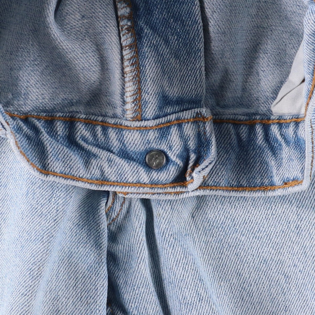 90'S Levi's 560-4834 Loose Fit Tapered Leg Denim Pants, Made in USA, Men's, Size 35, Vintage cotton Blue type light blue Vintage Second Hand