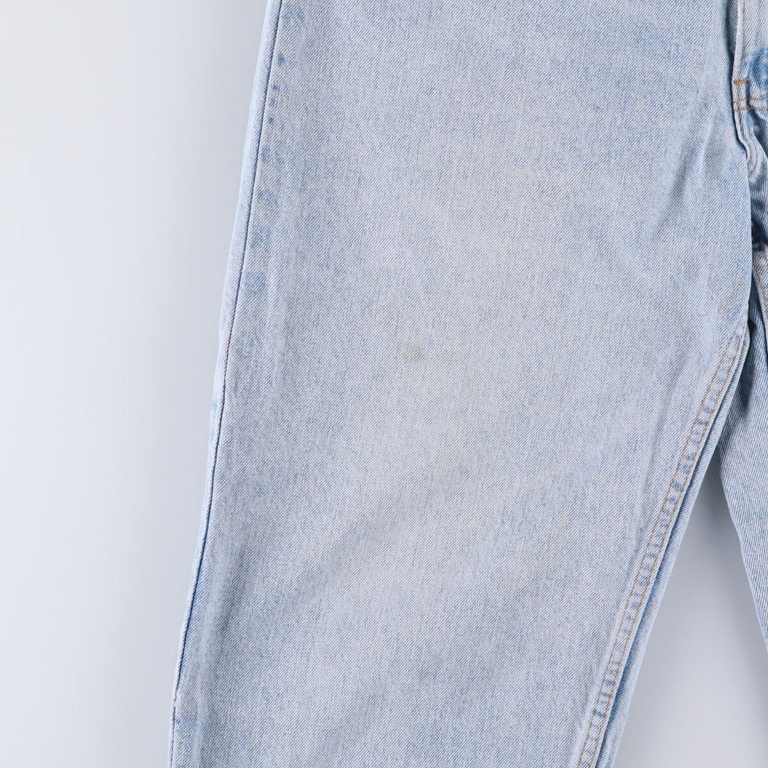 90'S Levi's 560-4834 Loose Fit Tapered Leg Denim Pants, Made in USA, Men's, Size 35, Vintage cotton Blue type light blue Vintage Second Hand