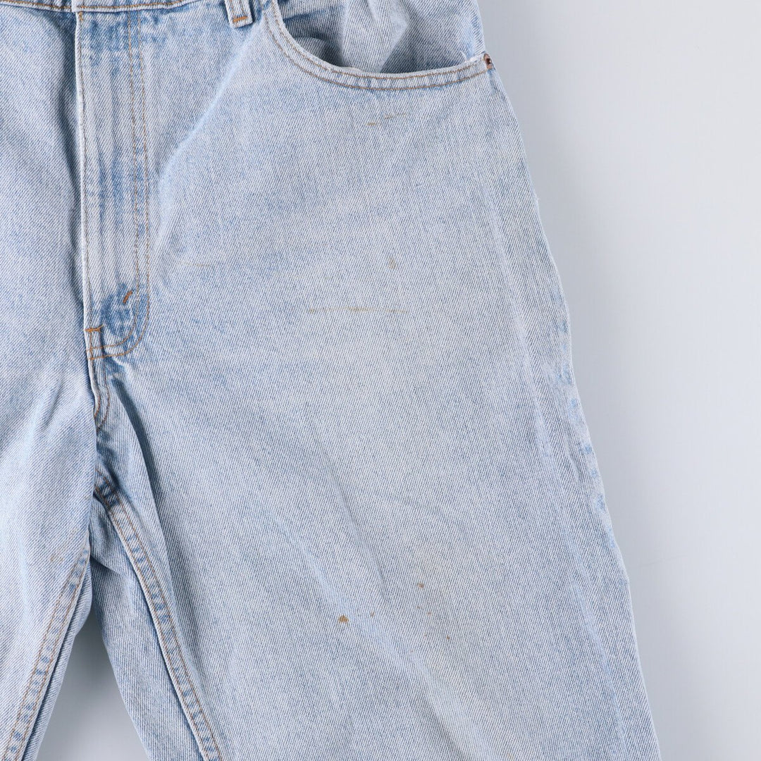 90'S Levi's 560-4834 Loose Fit Tapered Leg Denim Pants, Made in USA, Men's, Size 35, Vintage cotton Blue type light blue Vintage Second Hand
