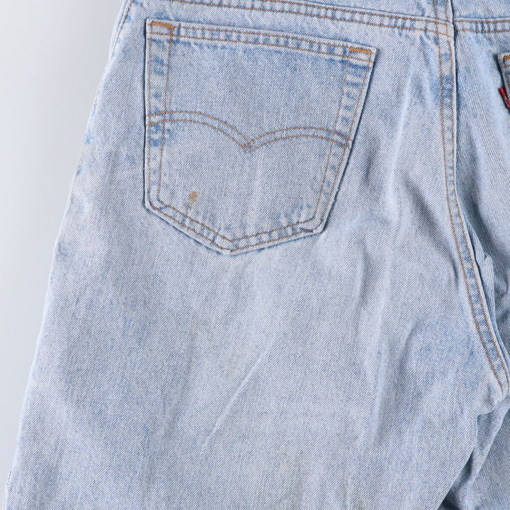 90'S Levi's 560-4834 Loose Fit Tapered Leg Denim Pants, Made in USA, Men's, Size 35, Vintage cotton Blue type light blue Vintage Second Hand
