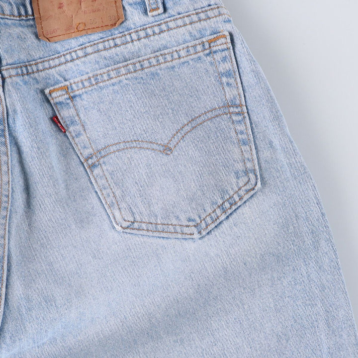 90'S Levi's 560-4834 Loose Fit Tapered Leg Denim Pants, Made in USA, Men's, Size 35, Vintage cotton Blue type light blue Vintage Second Hand