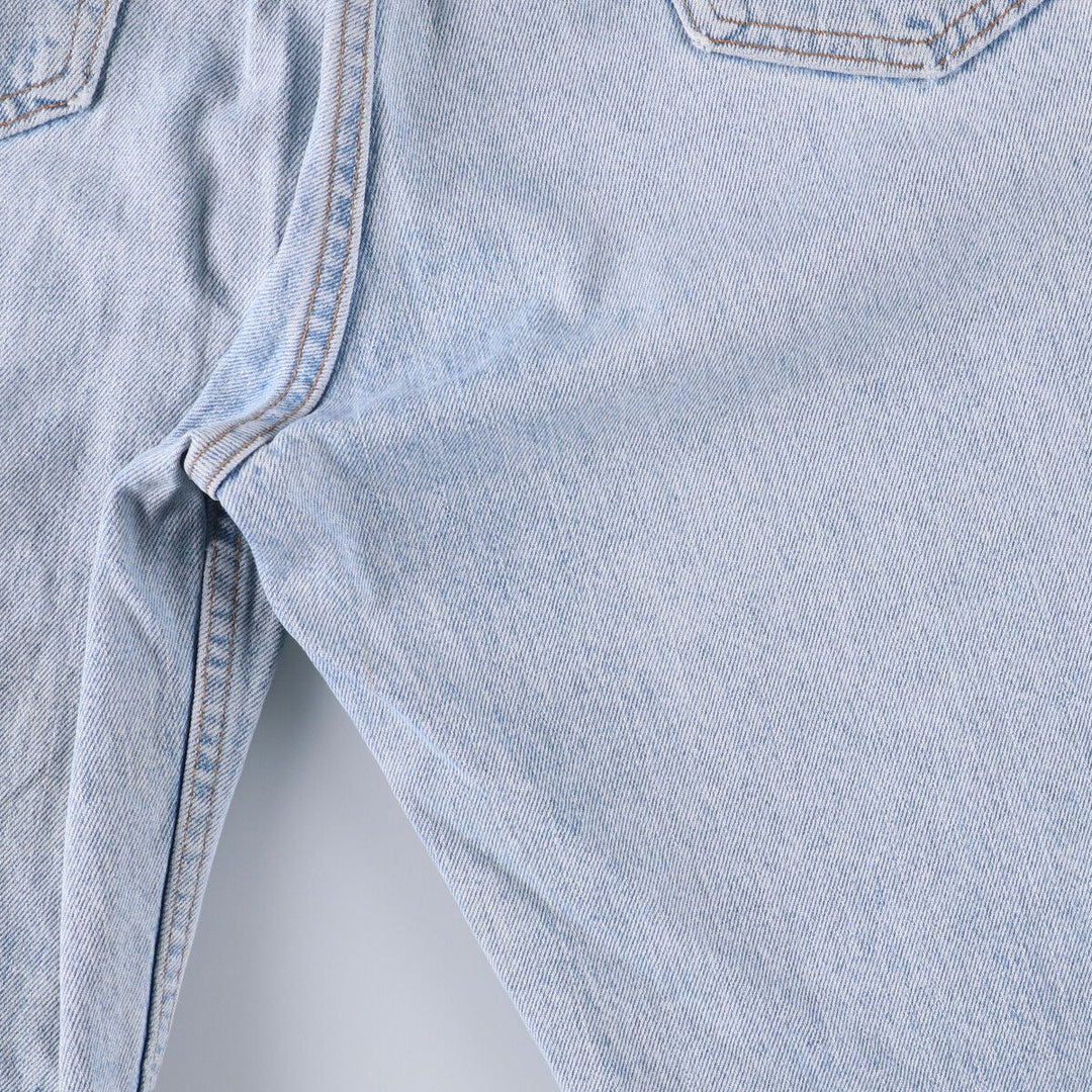 90'S Levi's 560-4834 Loose Fit Tapered Leg Denim Pants, Made in USA, Men's, Size 35, Vintage cotton Blue type light blue Vintage Second Hand