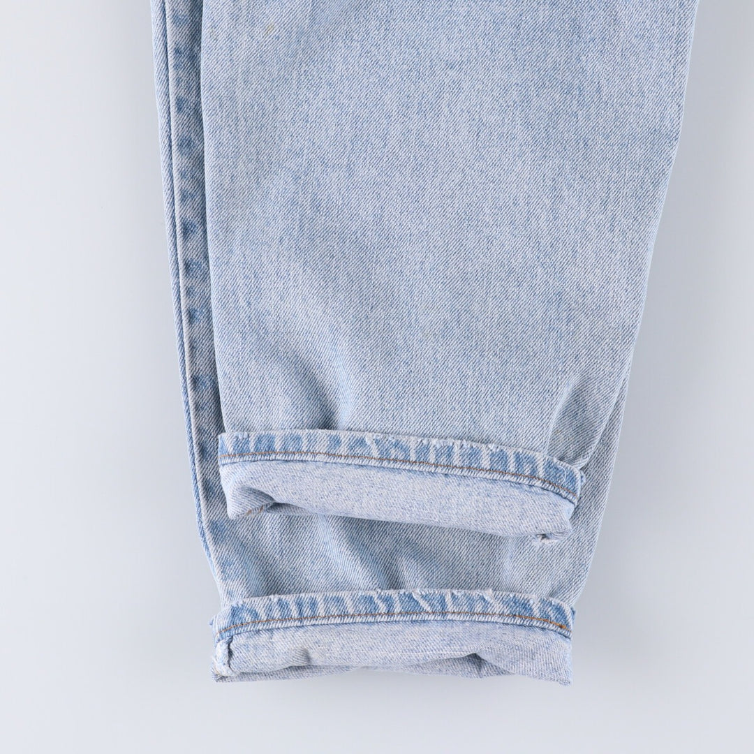 90'S Levi's 560-4834 Loose Fit Tapered Leg Denim Pants, Made in USA, Men's, Size 35, Vintage cotton Blue type light blue Vintage Second Hand