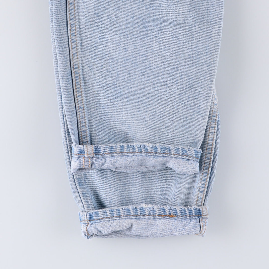 90'S Levi's 560-4834 Loose Fit Tapered Leg Denim Pants, Made in USA, Men's, Size 35, Vintage cotton Blue type light blue Vintage Second Hand