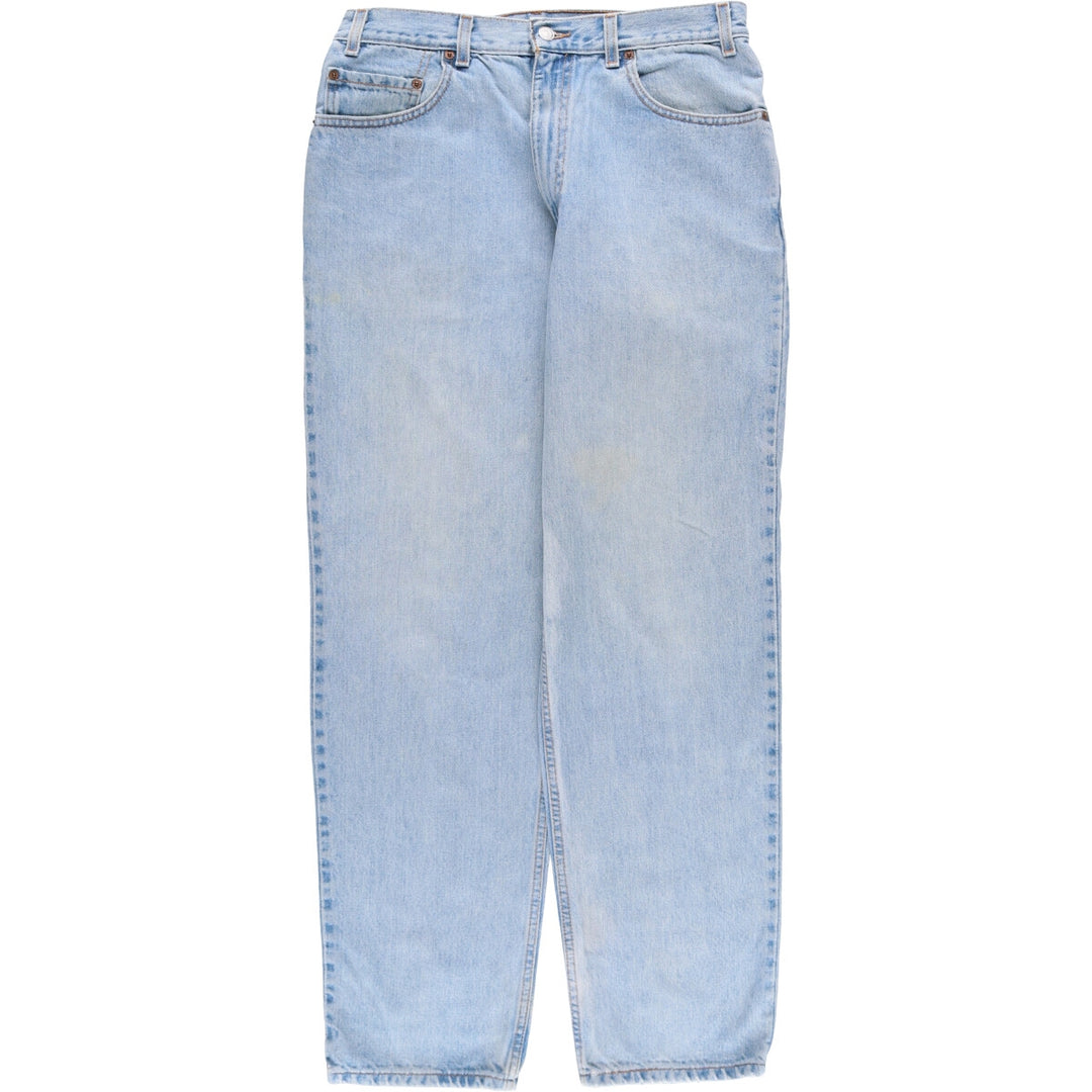 00'S Levi's 550 Relaxed Fit Tapered Denim Pants Made in USA Men's W34 cotton Blue type light blue Vintage Second Hand