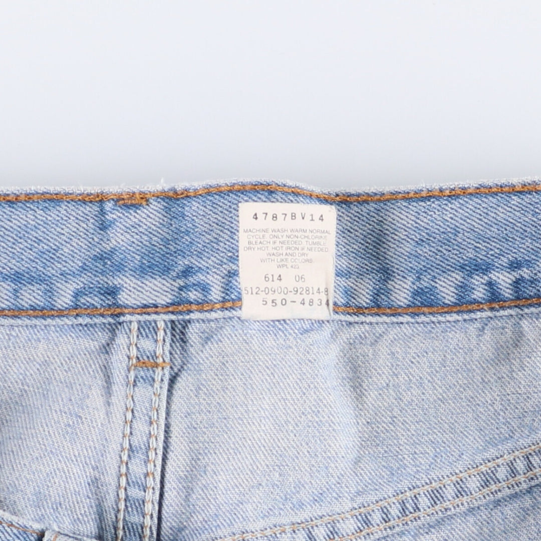 00'S Levi's 550 Relaxed Fit Tapered Denim Pants Made in USA Men's W34 cotton Blue type light blue Vintage Second Hand