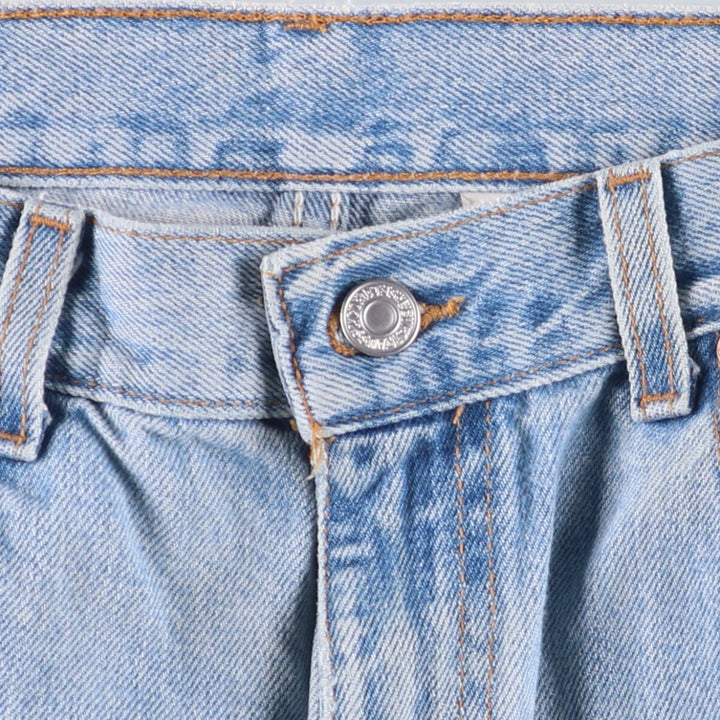 00'S Levi's 550 Relaxed Fit Tapered Denim Pants Made in USA Men's W34 cotton Blue type light blue Vintage Second Hand