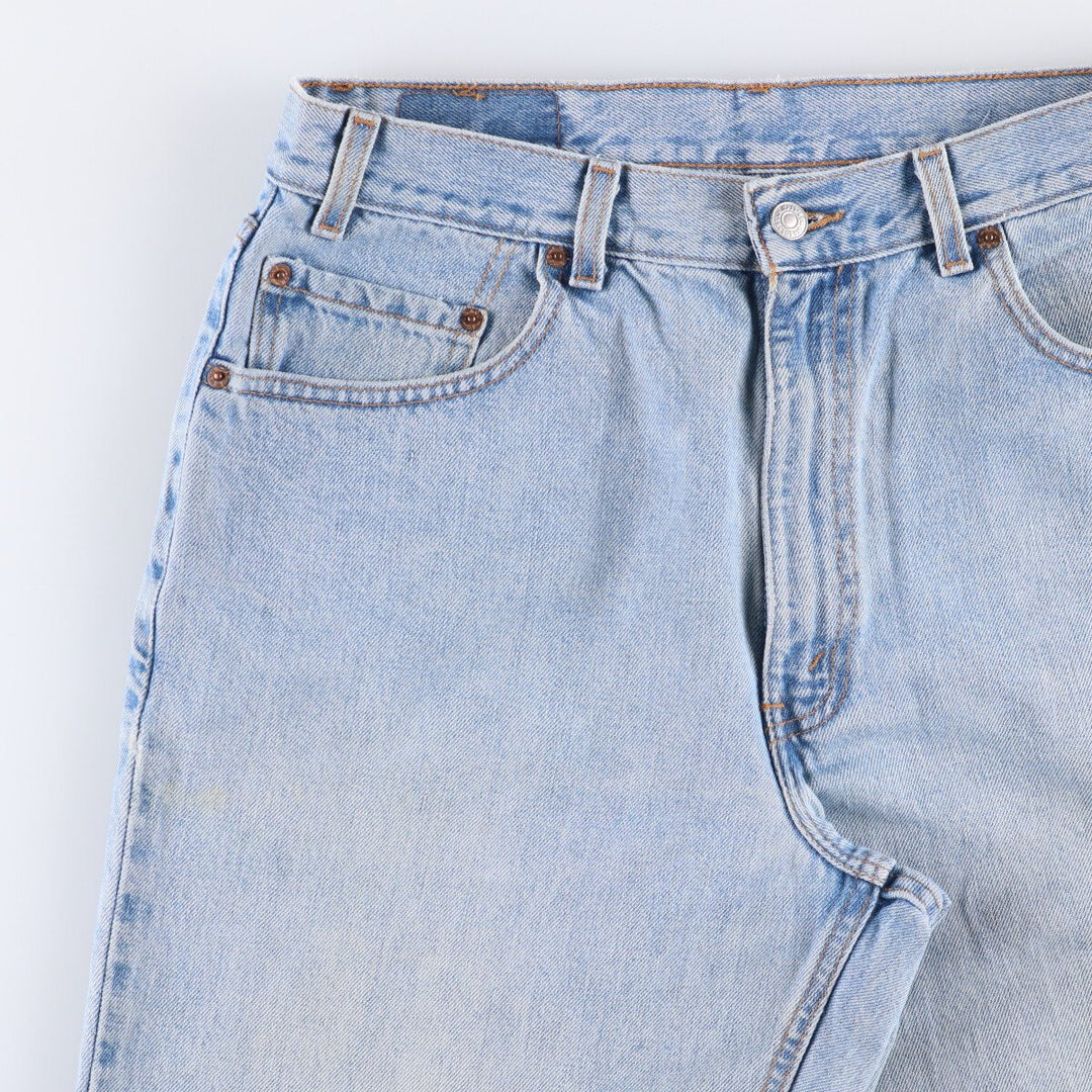 00'S Levi's 550 Relaxed Fit Tapered Denim Pants Made in USA Men's W34 cotton Blue type light blue Vintage Second Hand