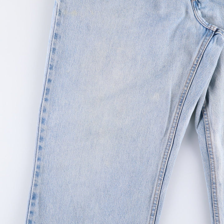 00'S Levi's 550 Relaxed Fit Tapered Denim Pants Made in USA Men's W34 cotton Blue type light blue Vintage Second Hand