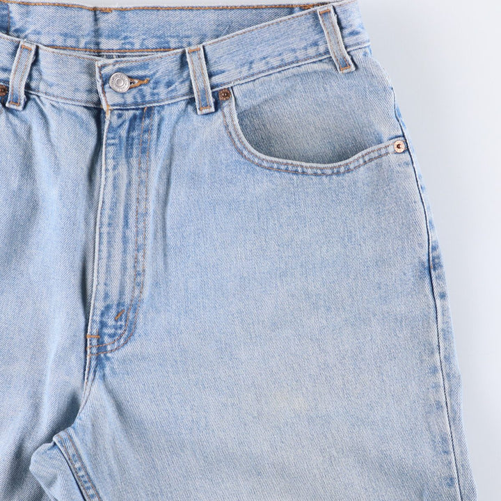 00'S Levi's 550 Relaxed Fit Tapered Denim Pants Made in USA Men's W34 cotton Blue type light blue Vintage Second Hand