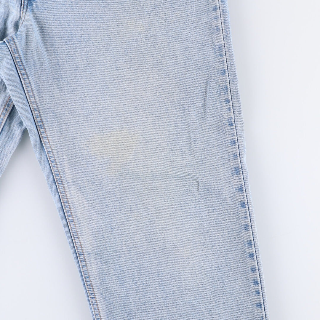 00'S Levi's 550 Relaxed Fit Tapered Denim Pants Made in USA Men's W34 cotton Blue type light blue Vintage Second Hand