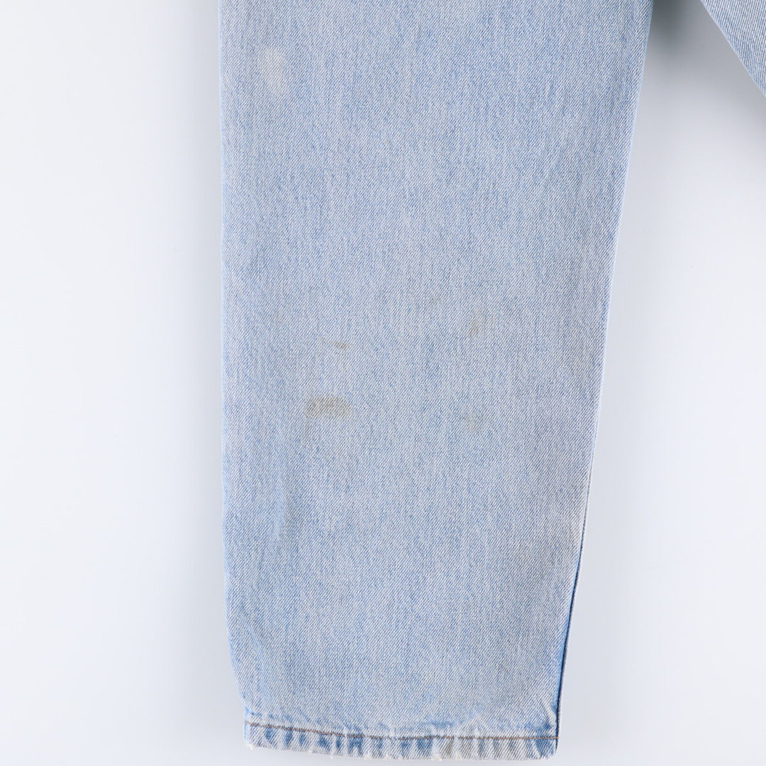 00'S Levi's 550 Relaxed Fit Tapered Denim Pants Made in USA Men's W34 cotton Blue type light blue Vintage Second Hand