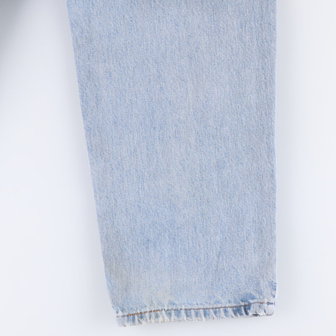 00'S Levi's 550 Relaxed Fit Tapered Denim Pants Made in USA Men's W34 cotton Blue type light blue Vintage Second Hand