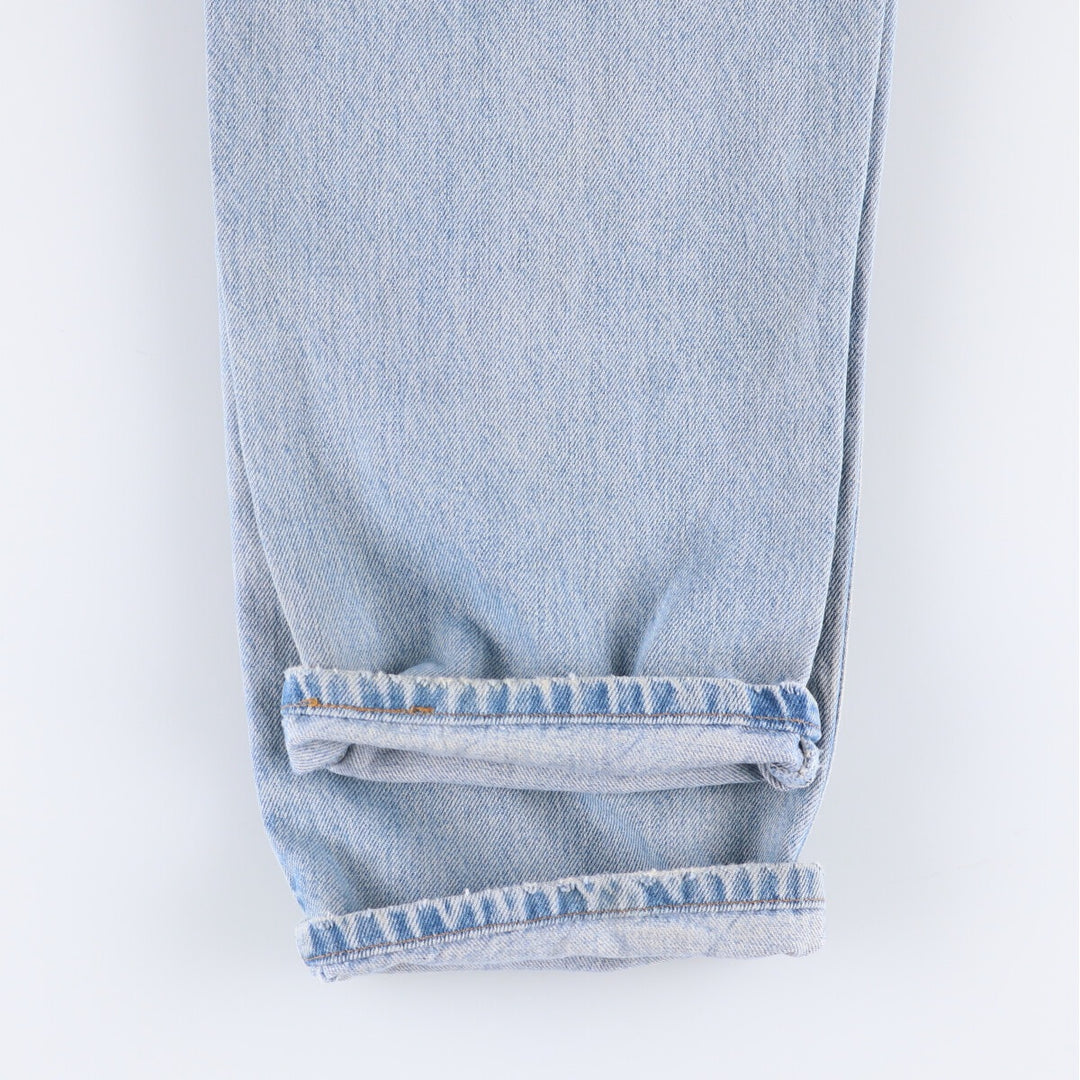00'S Levi's 550 Relaxed Fit Tapered Denim Pants Made in USA Men's W34 cotton Blue type light blue Vintage Second Hand