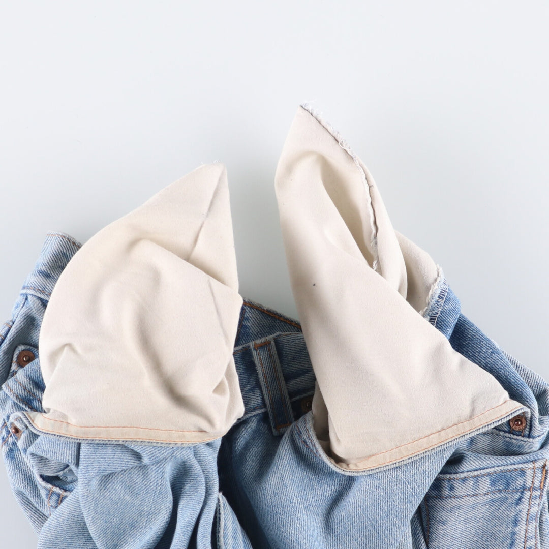 00'S Levi's 550 Relaxed Fit Tapered Denim Pants Made in USA Men's W34 cotton Blue type light blue Vintage Second Hand