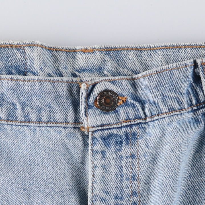 2000'S Levi's 550 Orange Tab Tapered Denim Pants, Made in USA, Men's Size 36 cotton Blue type light blue Vintage Second Hand