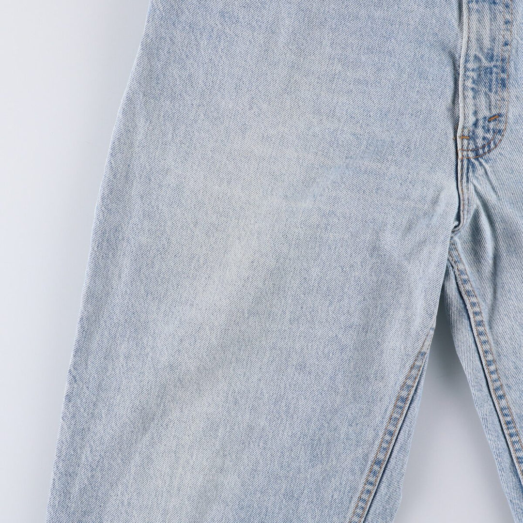 2000'S Levi's 550 Orange Tab Tapered Denim Pants, Made in USA, Men's Size 36 cotton Blue type light blue Vintage Second Hand