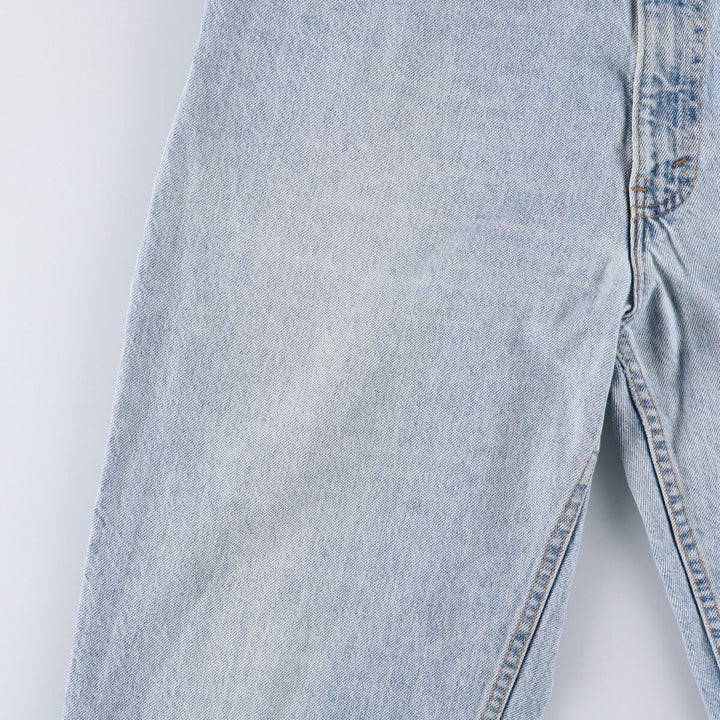 2000'S Levi's 550 Orange Tab Tapered Denim Pants, Made in USA, Men's Size 36 cotton Blue type light blue Vintage Second Hand