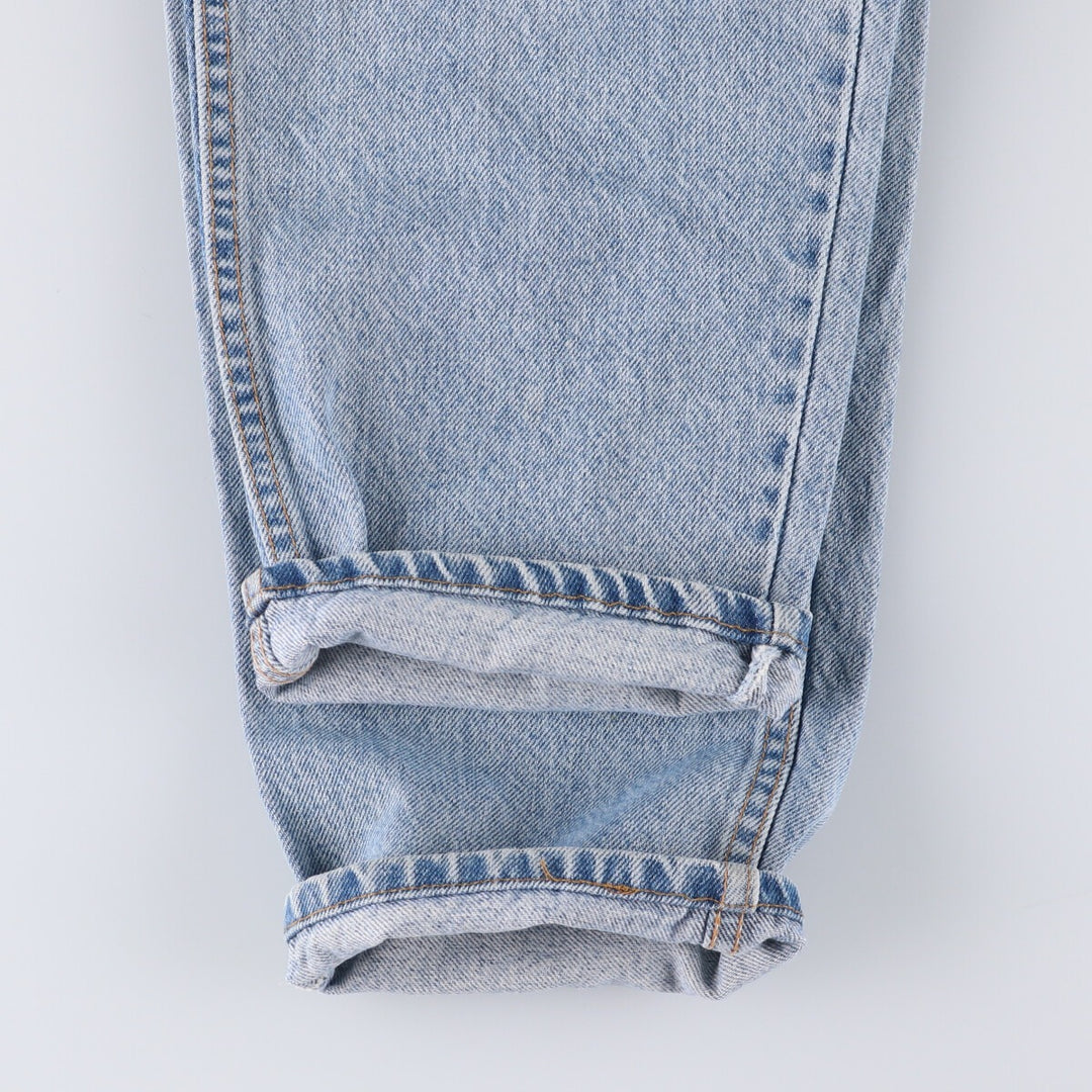 2000'S Levi's 550 Orange Tab Tapered Denim Pants, Made in USA, Men's Size 36 cotton Blue type light blue Vintage Second Hand