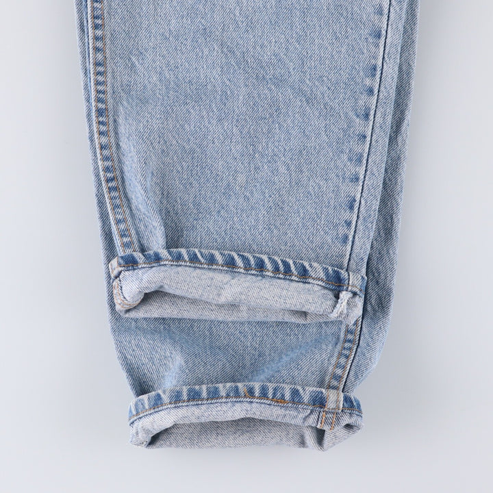 2000'S Levi's 550 Orange Tab Tapered Denim Pants, Made in USA, Men's Size 36 cotton Blue type light blue Vintage Second Hand