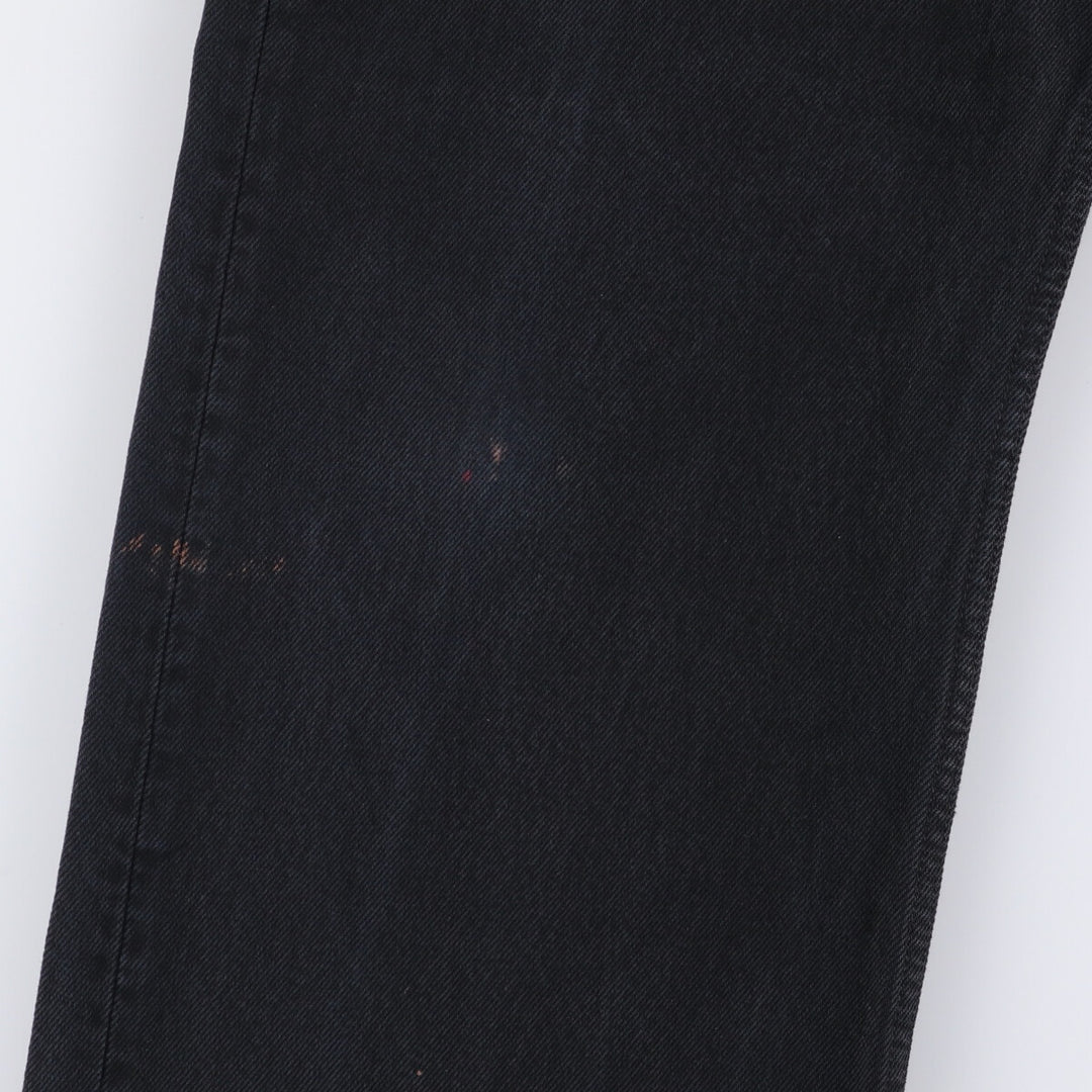 Levi's 501 Black Denim Straight Denim Pants for Men, W33 equivalent cotton black type Vintage Second Hand