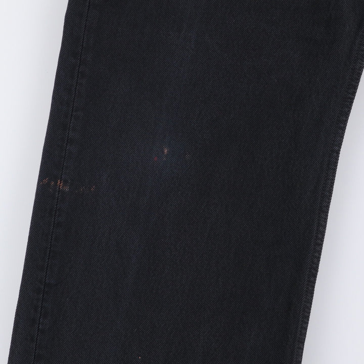 Levi's 501 Black Denim Straight Denim Pants for Men, W33 equivalent cotton black type Vintage Second Hand