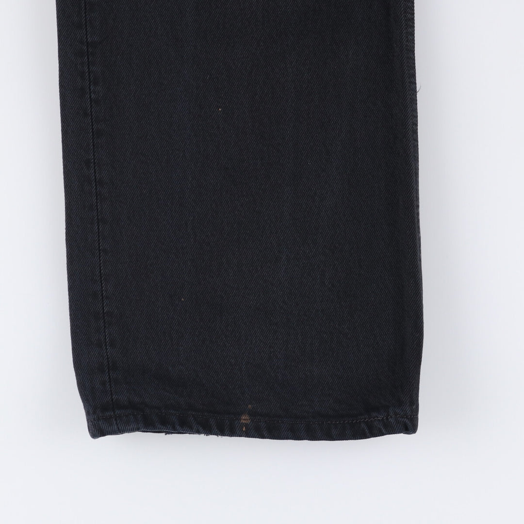 Levi's 501 Black Denim Straight Denim Pants for Men, W33 equivalent cotton black type Vintage Second Hand
