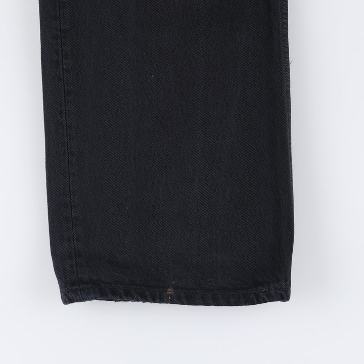 Levi's 501 Black Denim Straight Denim Pants for Men, W33 equivalent cotton black type Vintage Second Hand