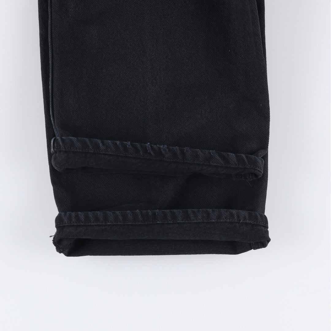 Levi's 501 Black Denim Straight Denim Pants for Men, W33 equivalent cotton black type Vintage Second Hand