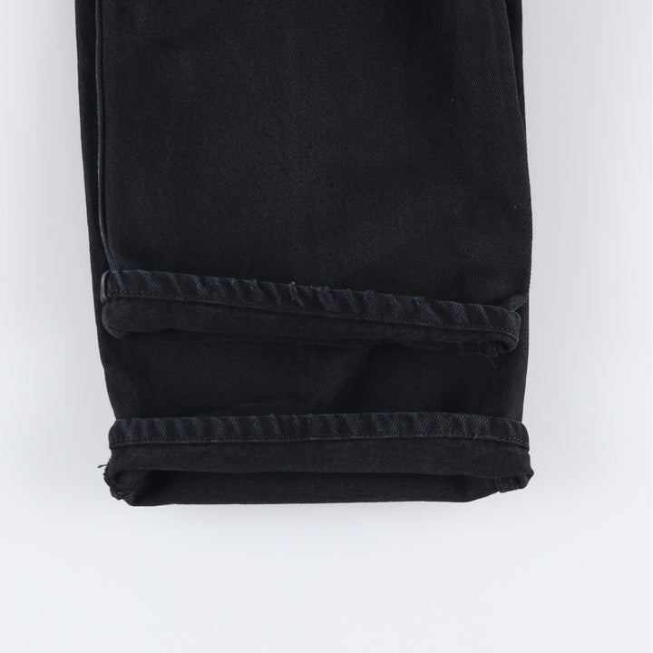 Levi's 501 Black Denim Straight Denim Pants for Men, W33 equivalent cotton black type Vintage Second Hand