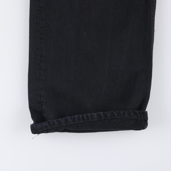 Levi's 501 Black Denim Straight Denim Pants for Men, W33 equivalent cotton black type Vintage Second Hand