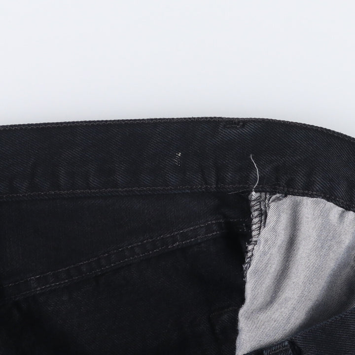 Levi's 501 Black Denim Straight Denim Pants for Men, W33 equivalent cotton black type Vintage Second Hand