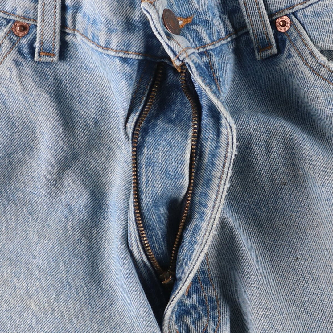 90'S Levi's 42560-0234 Loose Fit Tapered Leg Denim Pants, Made in USA, Men's Size 34 (Vintage) cotton Blue type light blue Vintage Second Hand