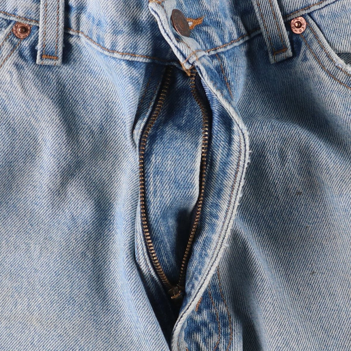 90'S Levi's 42560-0234 Loose Fit Tapered Leg Denim Pants, Made in USA, Men's Size 34 (Vintage) cotton Blue type light blue Vintage Second Hand
