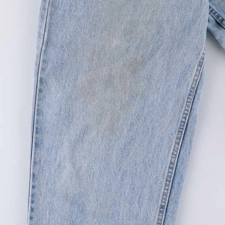 90'S Levi's 42560-0234 Loose Fit Tapered Leg Denim Pants, Made in USA, Men's Size 34 (Vintage) cotton Blue type light blue Vintage Second Hand