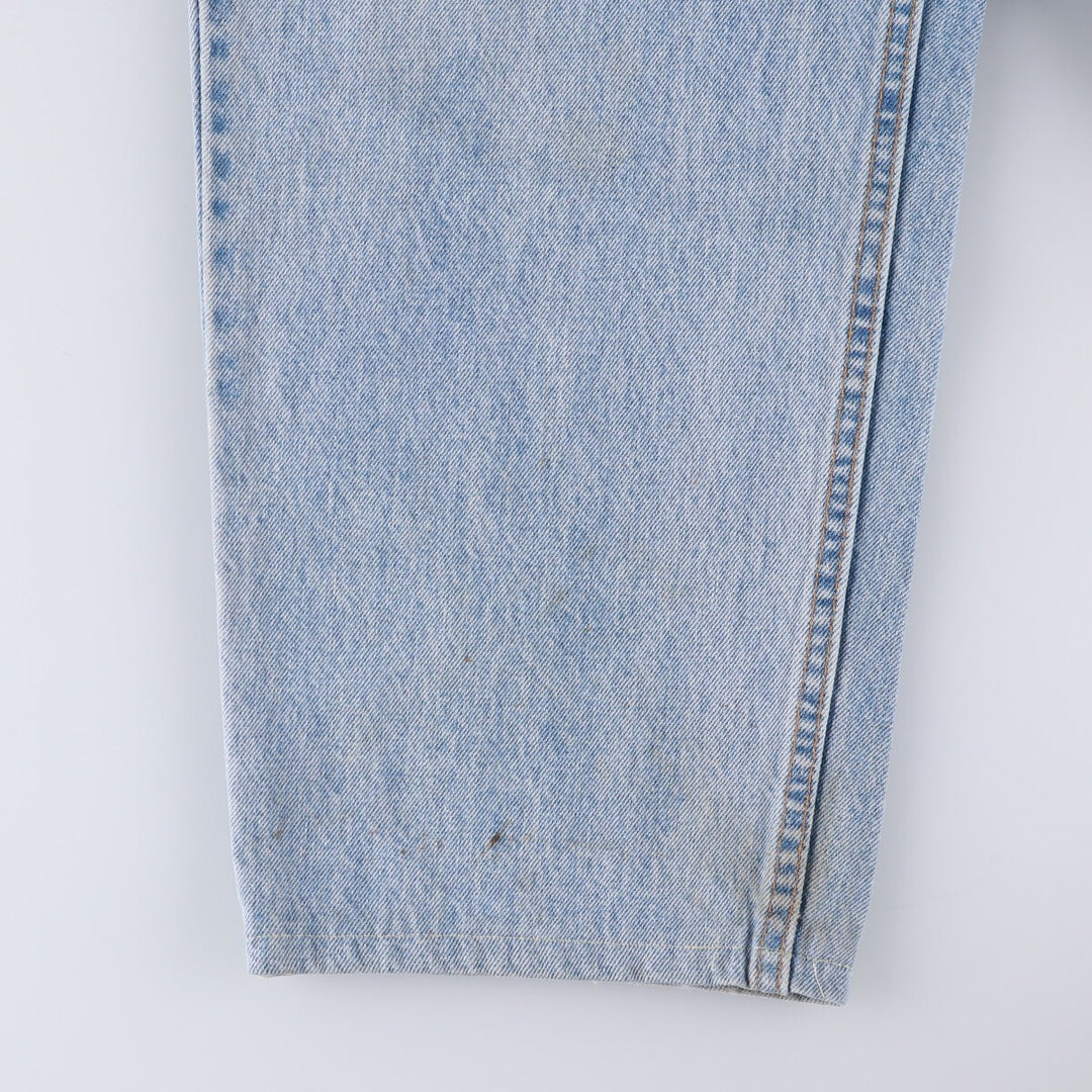 90'S Levi's 42560-0234 Loose Fit Tapered Leg Denim Pants, Made in USA, Men's Size 34 (Vintage) cotton Blue type light blue Vintage Second Hand
