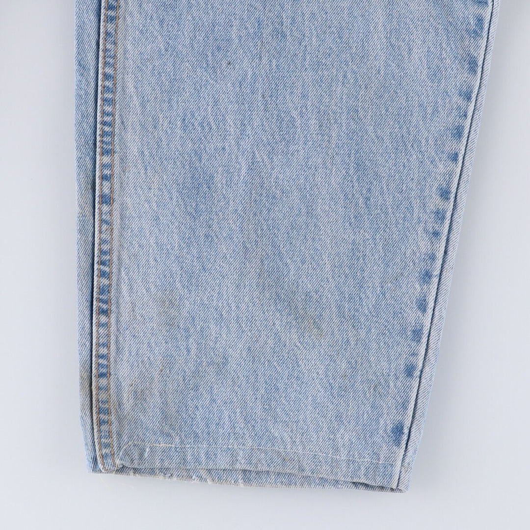 90'S Levi's 42560-0234 Loose Fit Tapered Leg Denim Pants, Made in USA, Men's Size 34 (Vintage) cotton Blue type light blue Vintage Second Hand