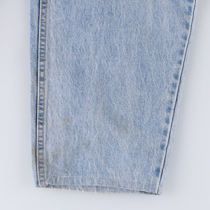 90'S Levi's 42560-0234 Loose Fit Tapered Leg Denim Pants, Made in USA, Men's Size 34 (Vintage) cotton Blue type light blue Vintage Second Hand