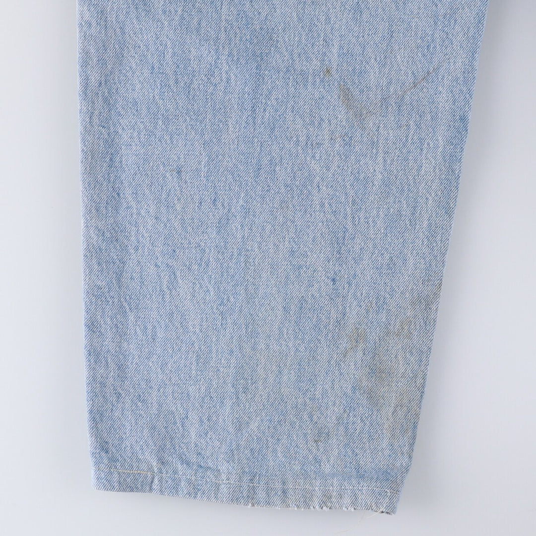 90'S Levi's 42560-0234 Loose Fit Tapered Leg Denim Pants, Made in USA, Men's Size 34 (Vintage) cotton Blue type light blue Vintage Second Hand